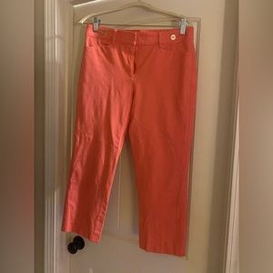 White House Black Market Orange Pants “ The Slim”